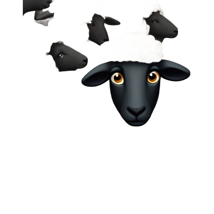 black sheep emoji