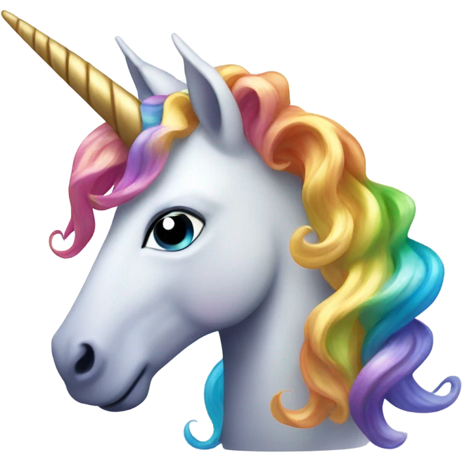 Unicorn wearing Gucci emoji