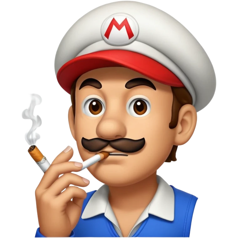 Mario qui fume  emoji