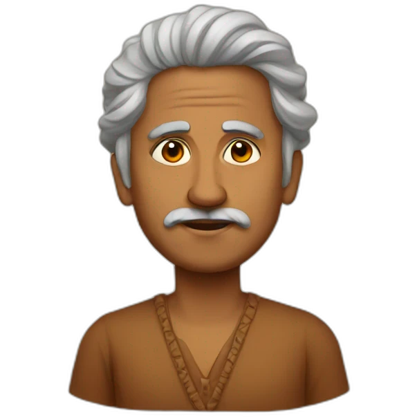 indian writer idea emoji