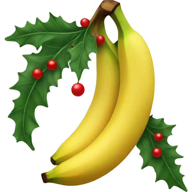 christmas banana  emoji