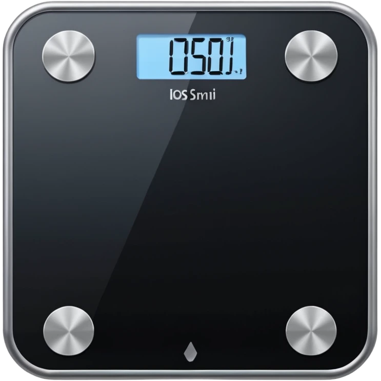 Digital weight scale emoji