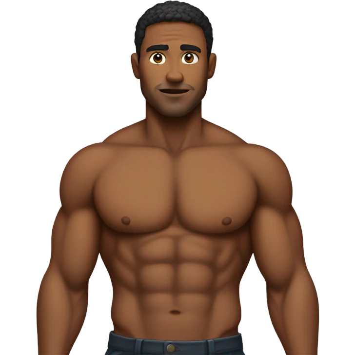 man with abs  emoji