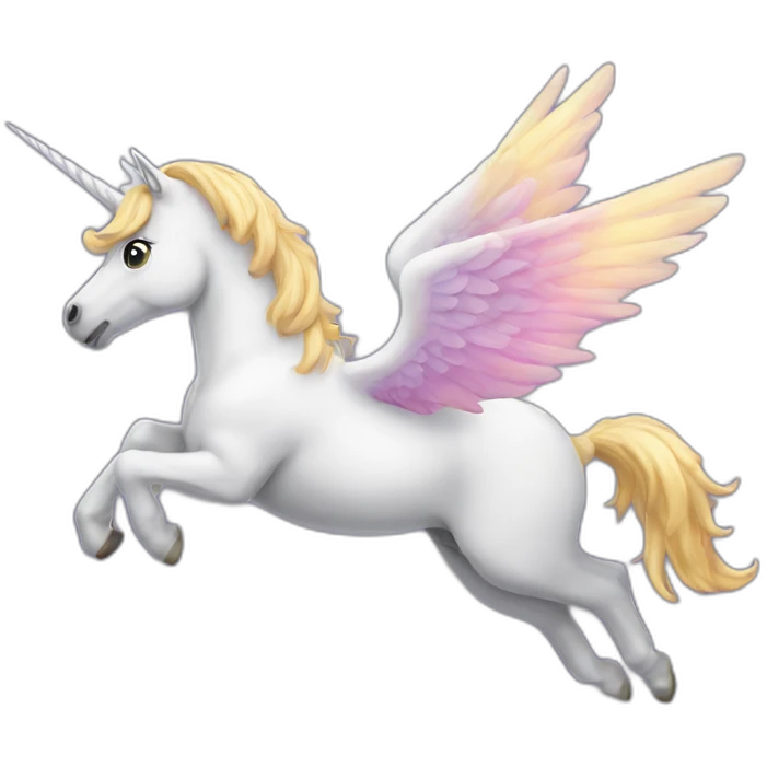 flying unicorn emoji