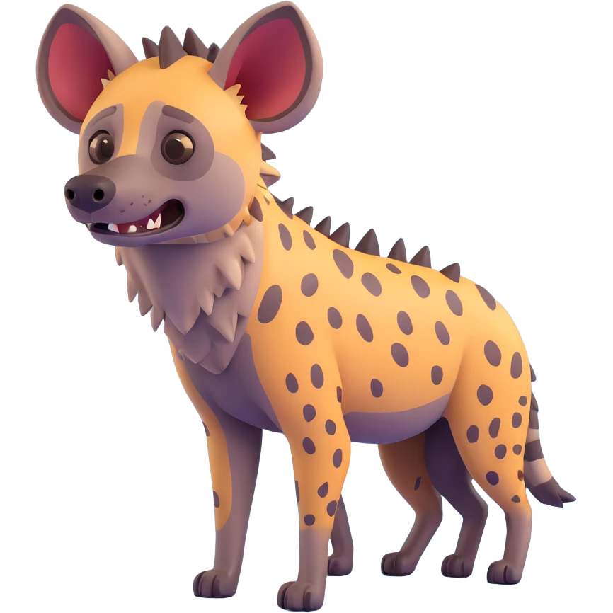 Realistic Hyena emoji