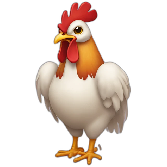 headless-chicken emoji