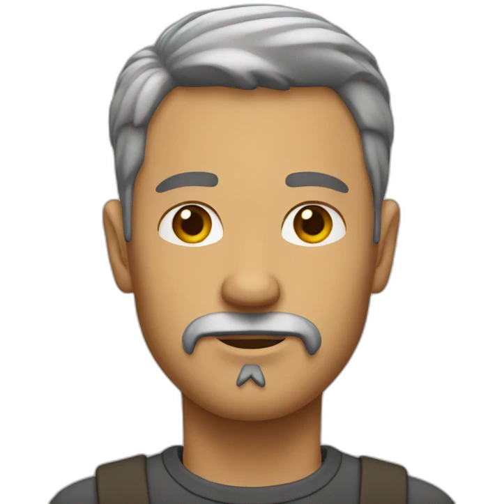 man with Goatee emoji