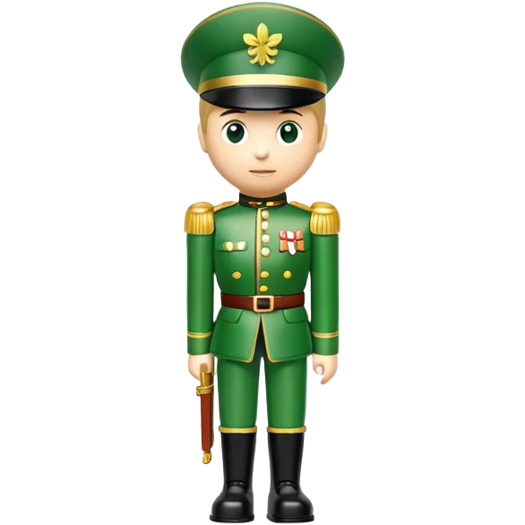 green plastic toy soldier emoji