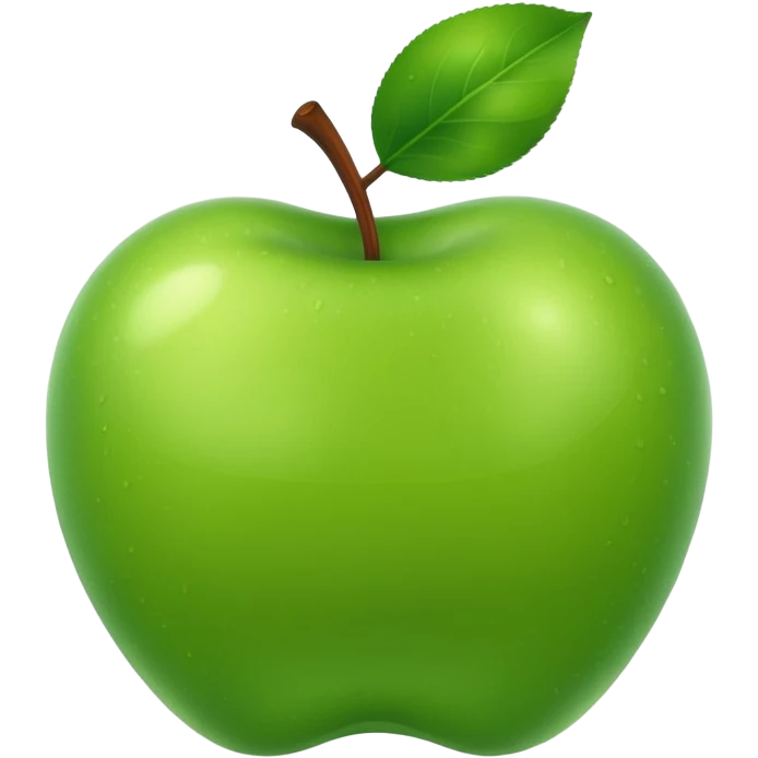 one green apple emoji