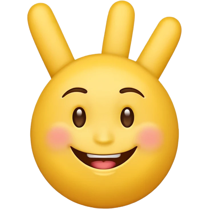 Emojis qui souris sans montrer ses dent et qui fait un fuck emoji