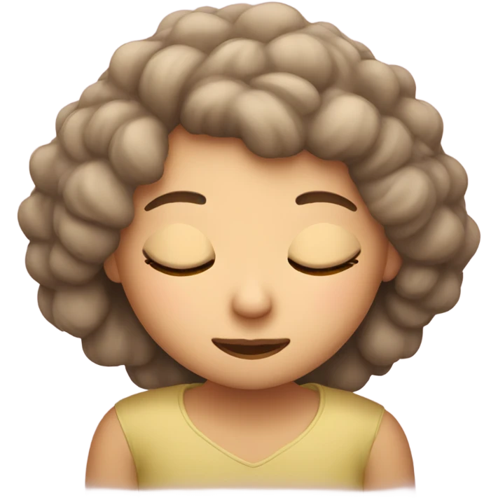 Sleeping girl emoji