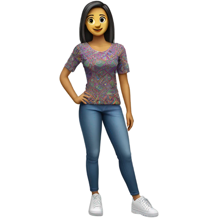 Girl top emoji