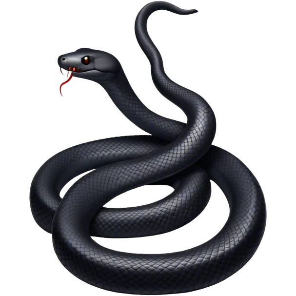 Black snake emoji