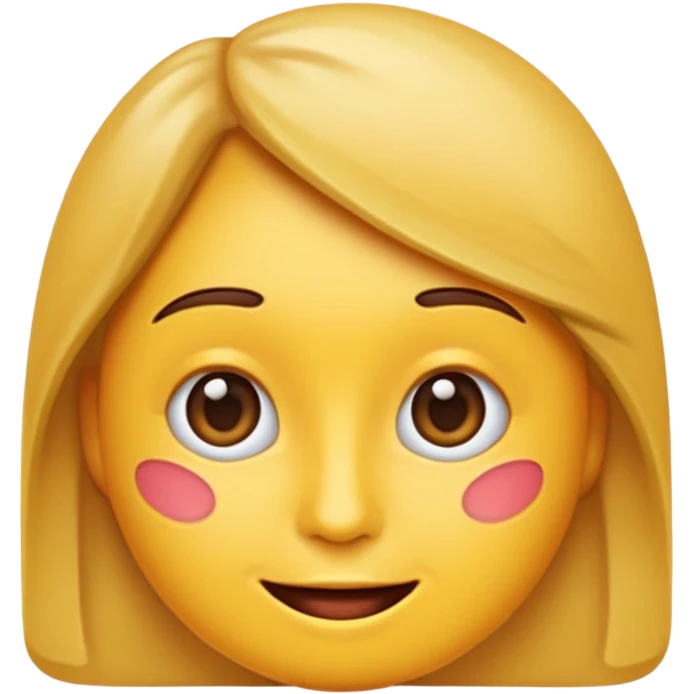 glückliche person als emoji im apple-stil, hält einen schokoriegel in der hand, fröhlicher gesichtsausdruck emoji