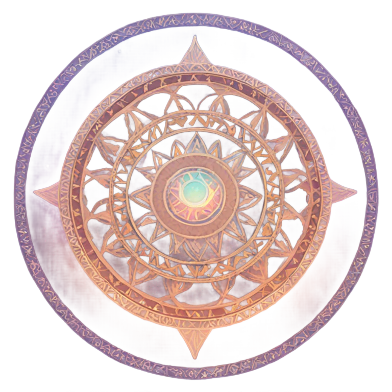 Mandala moon emoji