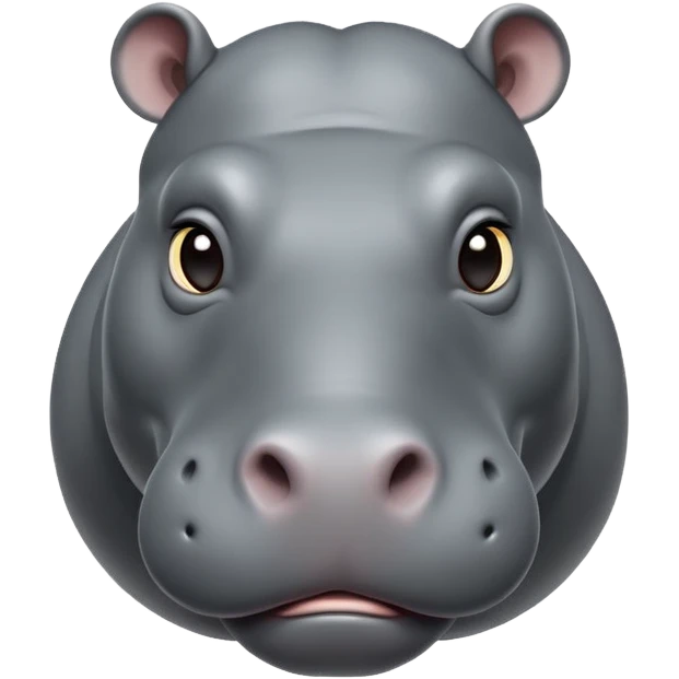 cinematic-noble-hippo-portrait-emoji,-poised-and-regal,-with-a-massive,-robust-build-and-a-smooth,-sleek-slate-gray-hide,-deep-set-soulful-eyes,-simplified-yet-sharp-and-sophisticated-features,-highly-detailed,-glowing-with-a-soft radiance emoji