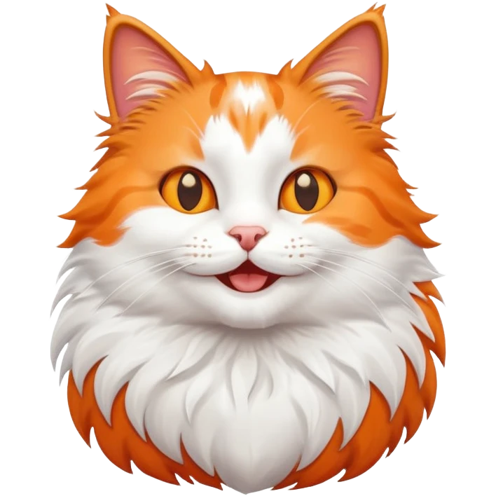 Cat very happy  emoji
