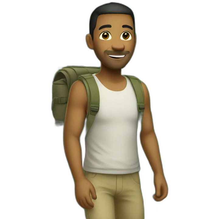 walking in the jungle emoji