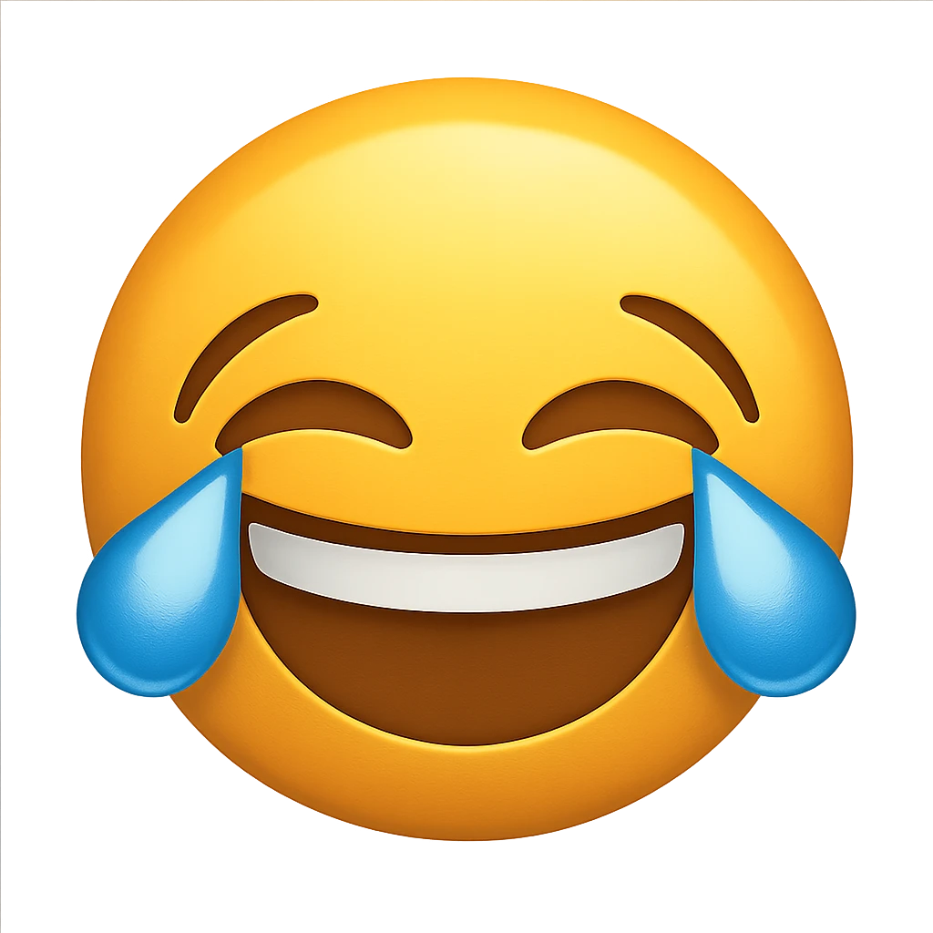 emoji that is both laughing and crying emoji