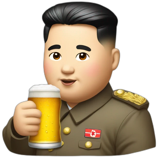 Kim jung un beer emoji