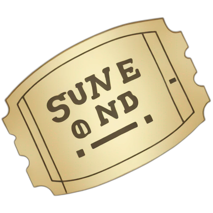 theater ticket emoji