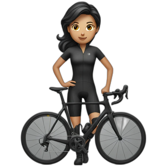 dark-hairfemale-cyclist emoji