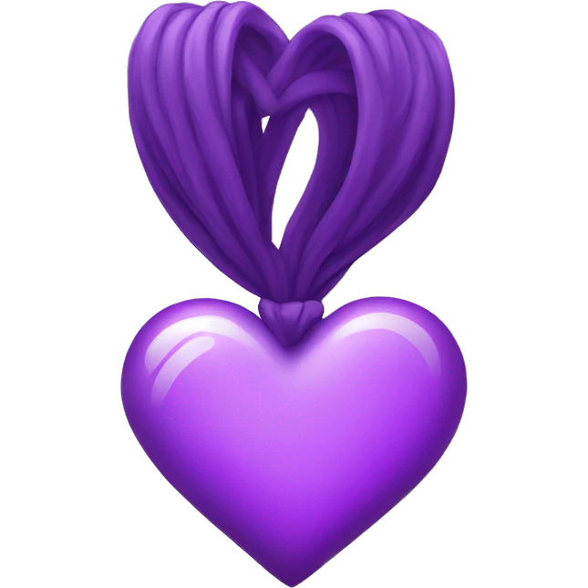 Pretty Purple Heart emoji