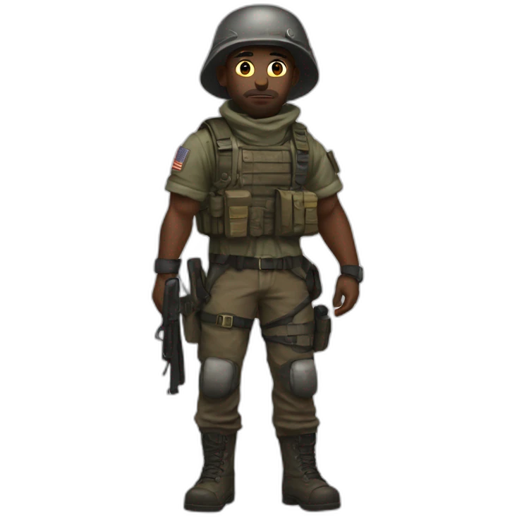 Postapocalyptic Soldier emoji