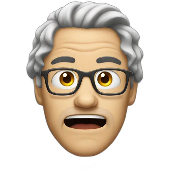 a mad person from traffic emoji