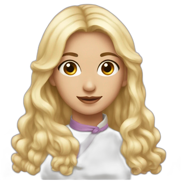 Красивая девушка  emoji