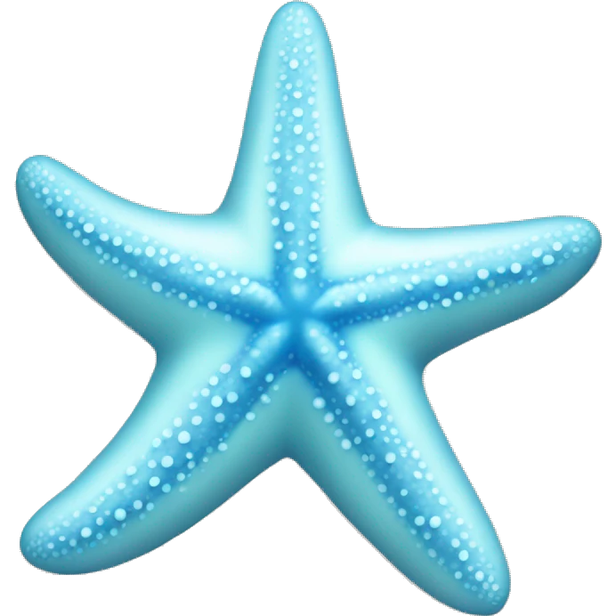 pastel blue starfish emoji
