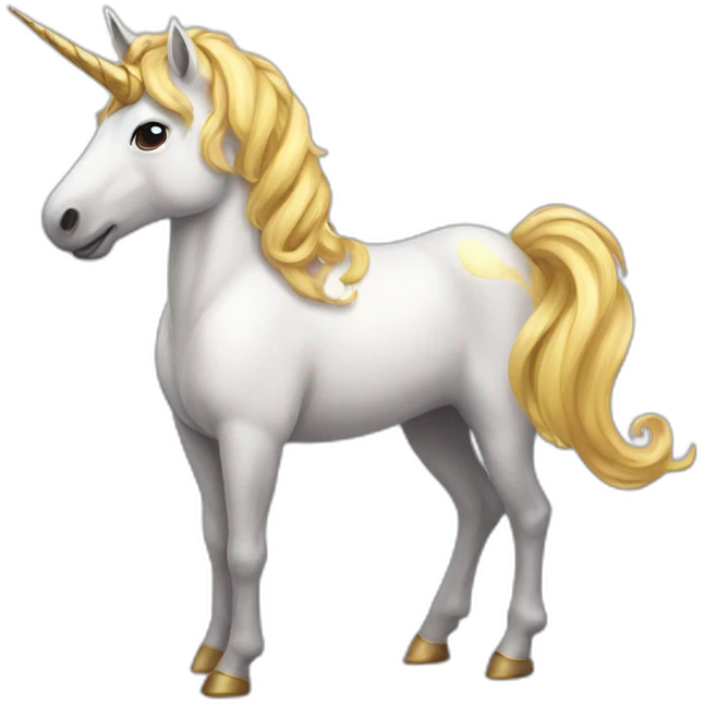 dressed unicorn emoji