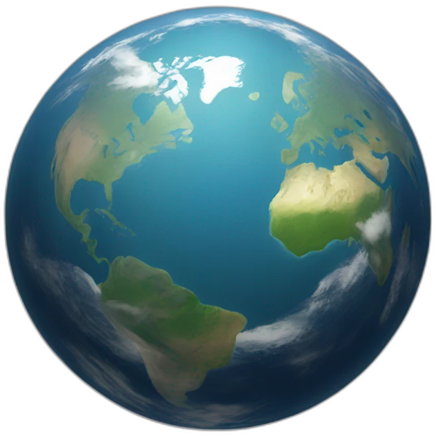 Flat earth emoji
