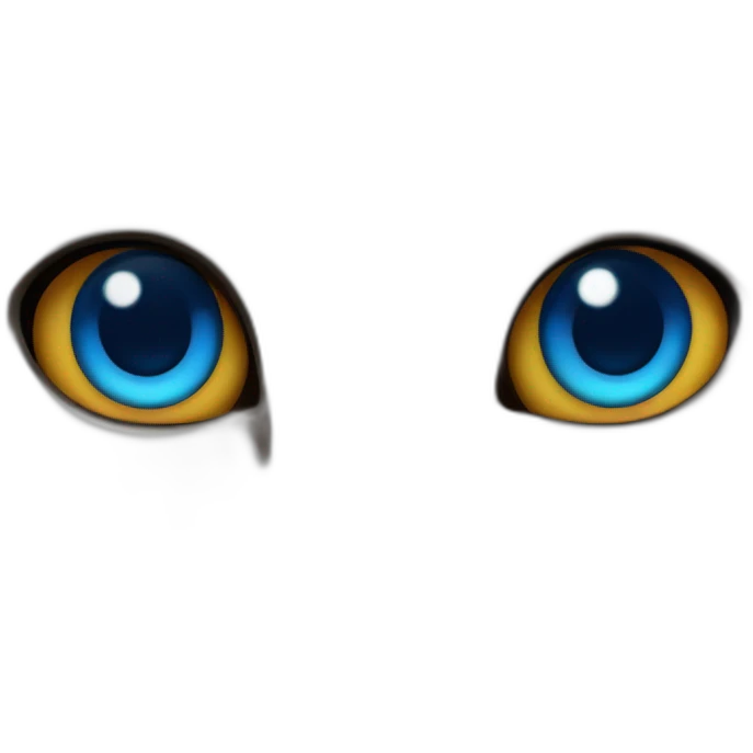 Thaisiam Katze mit blauen Augen emoji