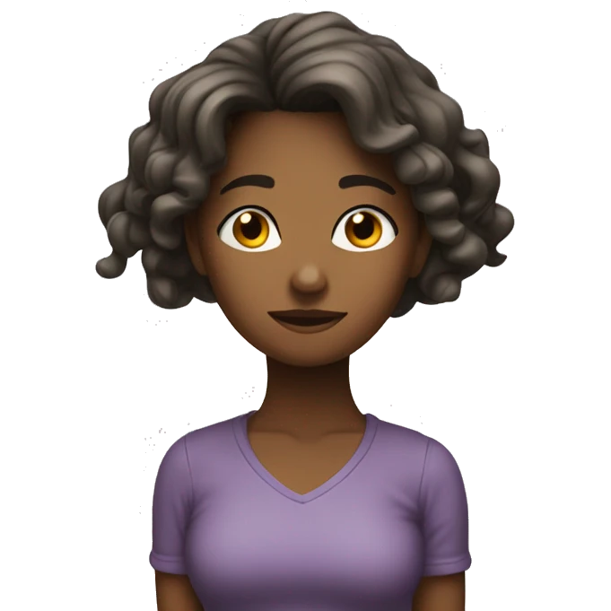 Dissapointet girl shaking her head legt to right emoji