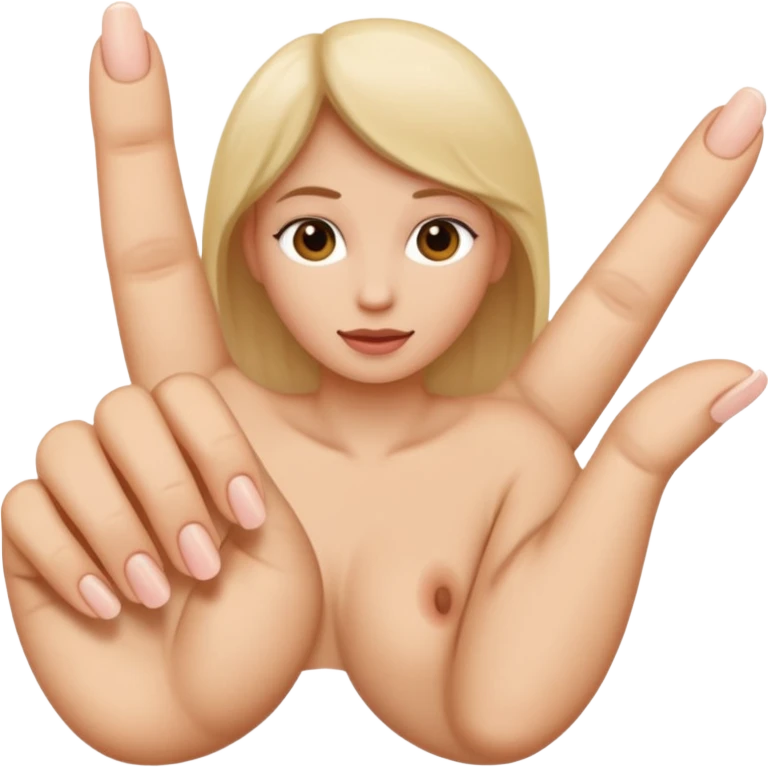 fingers in vagina emoji