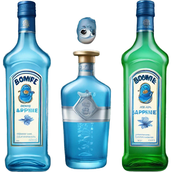 bombay sapphire gin emoji