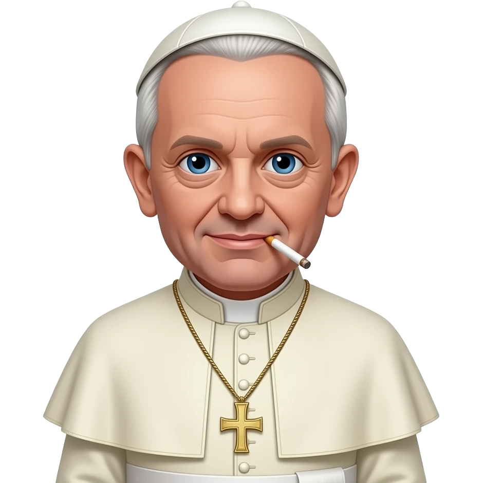 Pope Smoking Crack emoji