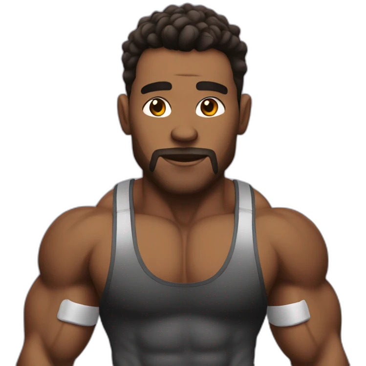 jacked gym guy emoji