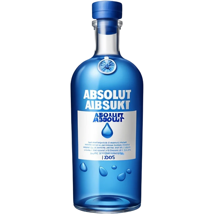 absolut bottle emoji