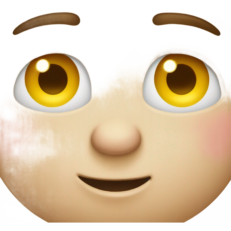 Blushing face emoji