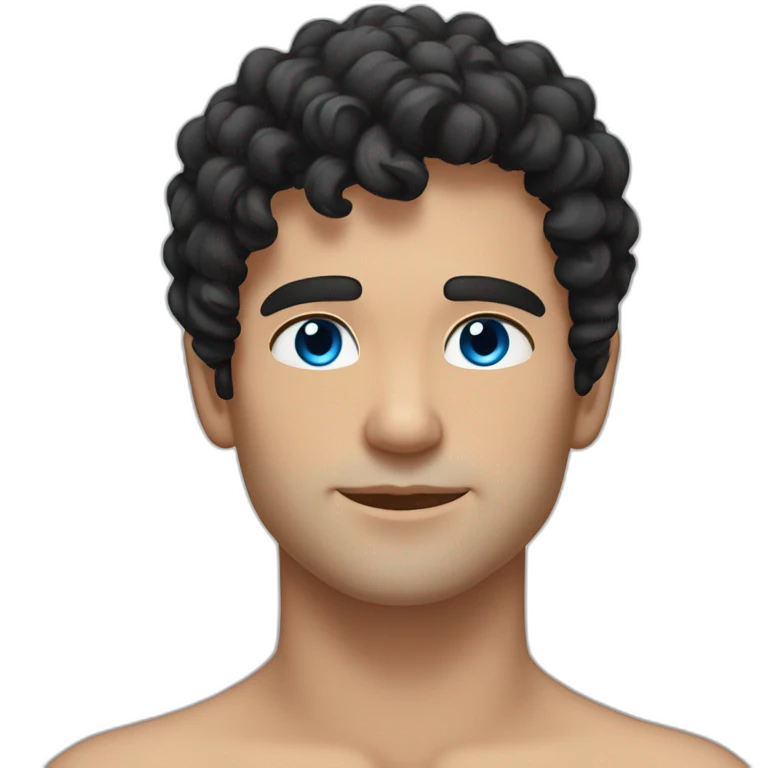 a-sexy-gay-guy-shirtless-with-curly-black-hair,-white-skin-and-blue-eyes emoji