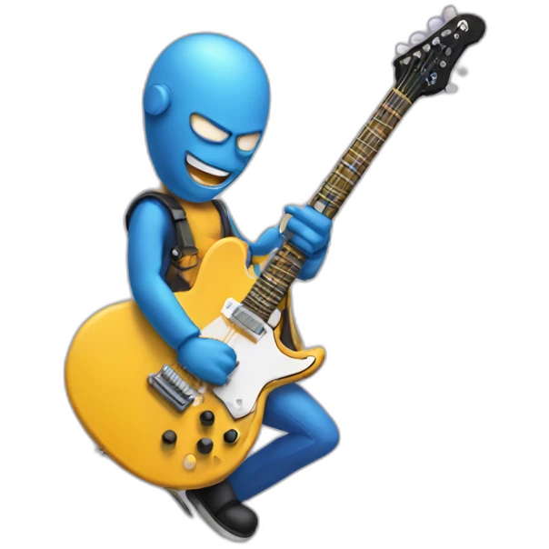 Electric guitarist emoji