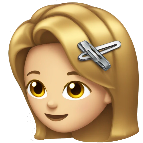 hair clip emoji