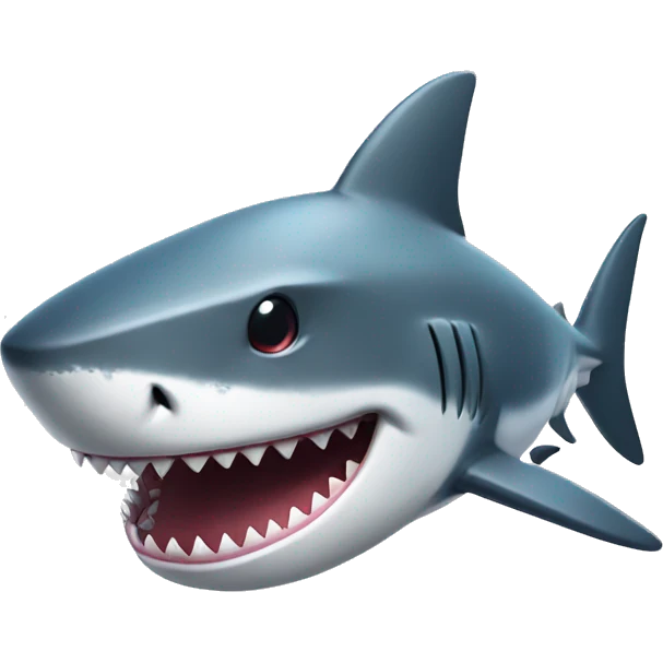 cool shark emoji