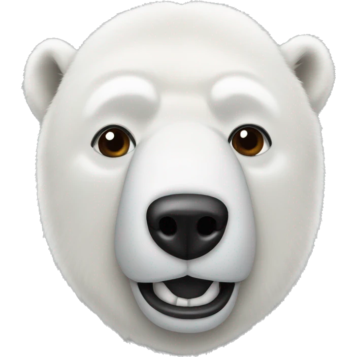 Polar bear as Muhammad Ali emoji