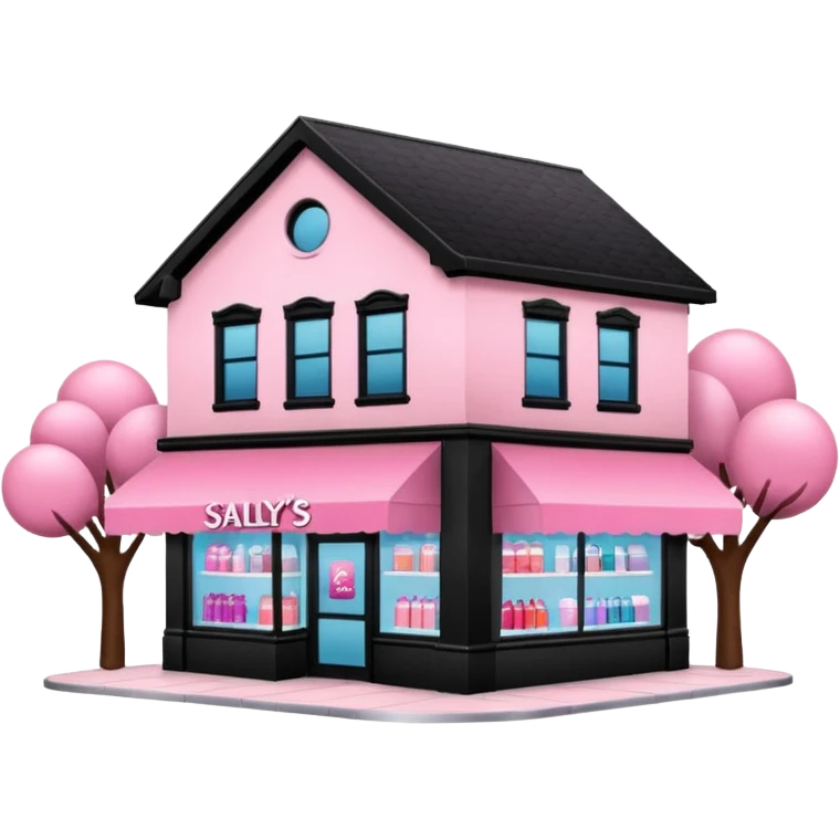 pink sallys beauty store emoji