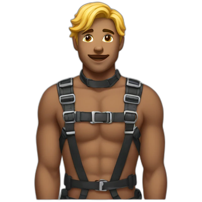 Gay in harness emoji