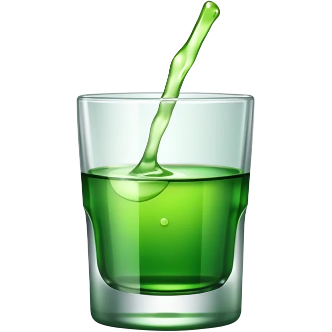 korean soju with shot glass emoji