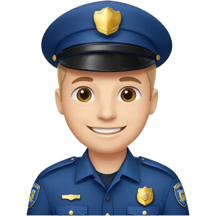 policeman smile emoji